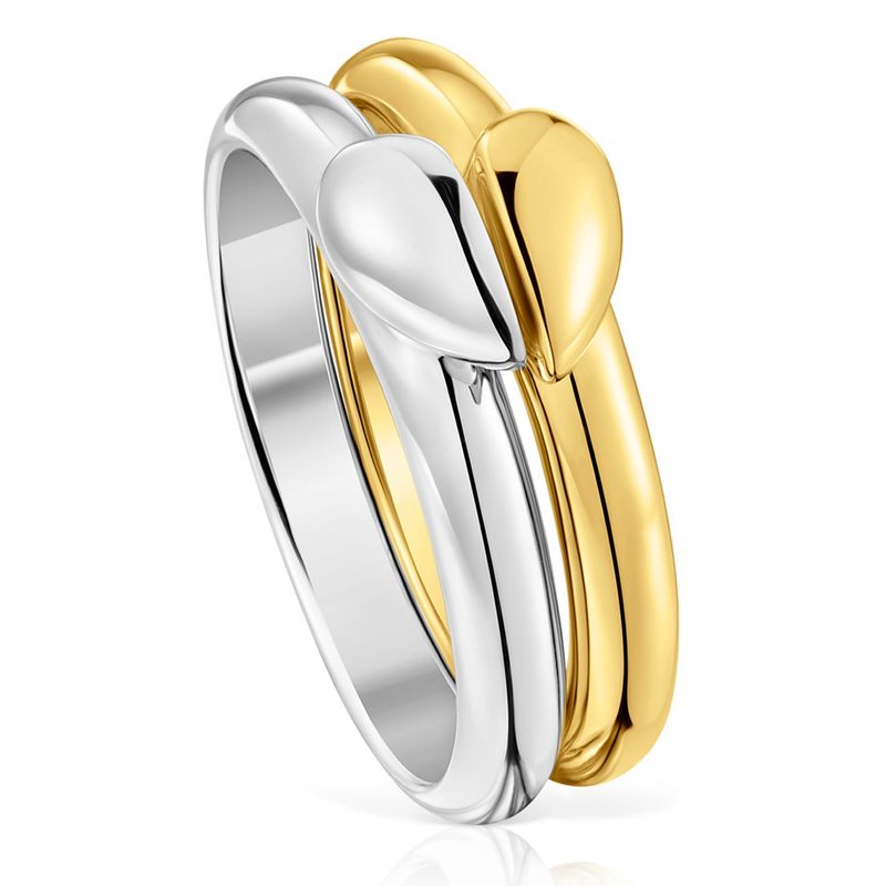 TOUS - Pack Anillos De Plata Mujer Tous