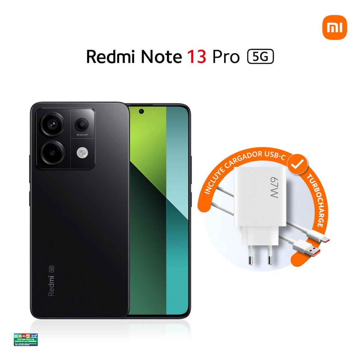 XIAOMI - Celular Smartphone Xiaomi Redmi Note 13 Pro 256GB