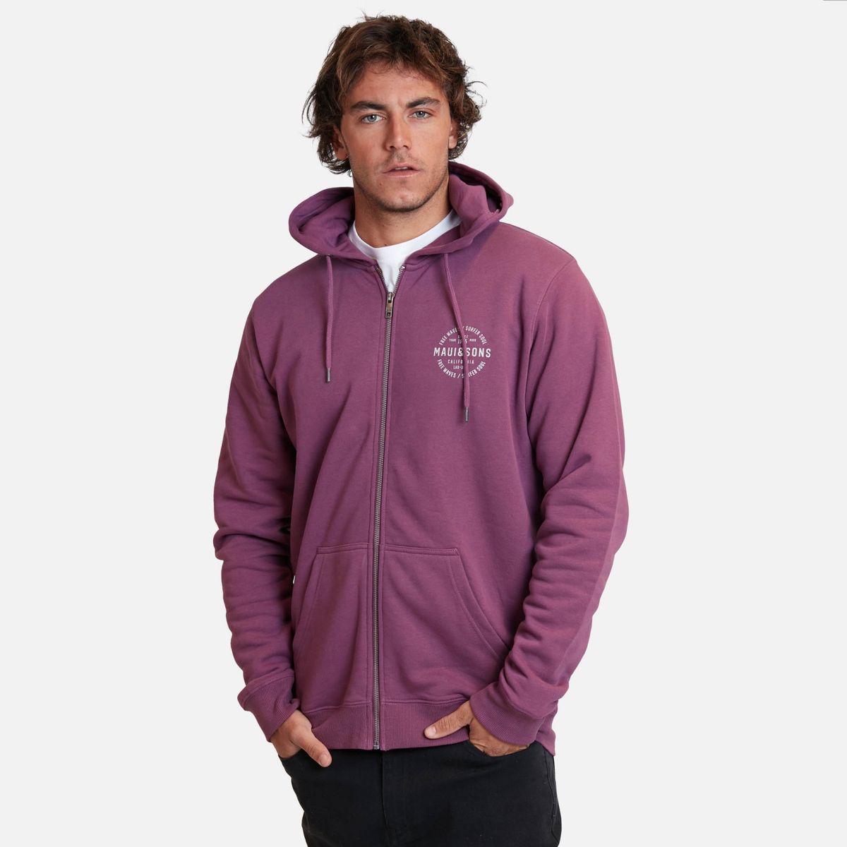 MAUI AND SONS - Polerón Con Cierre Regular Fit Hombre Maui And Sons