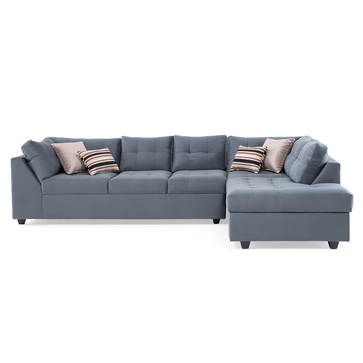 DIVANO - Sofá Seccional Levante Felpa Derecho Divano