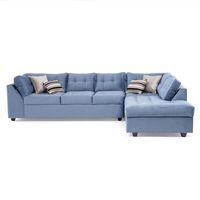 Sofá Seccional Levante Felpa Derecho