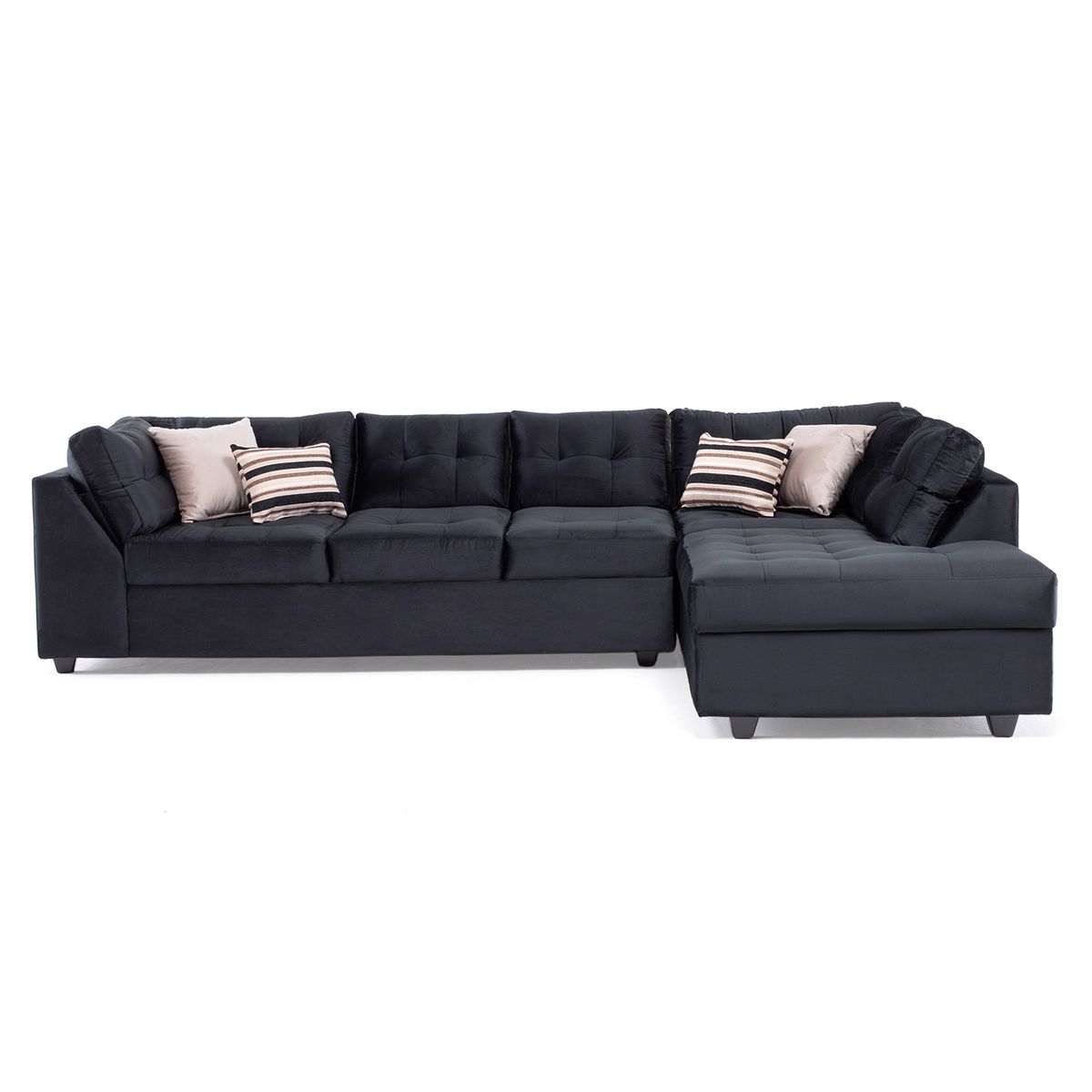 DIVANO - Sofá Seccional Levante Felpa Derecho Divano