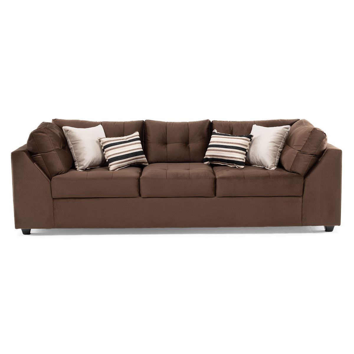 DIVANO - Sofá 3 Cuerpos Levante Felpa Divano