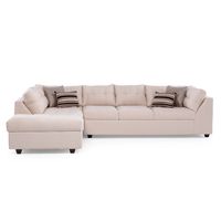 Sofá Seccional Tela Levante Plus Izquierdo