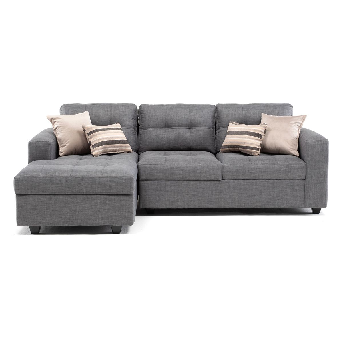 DIVANO - Sofá Seccional Tela Izquierdo Ottimo Divano