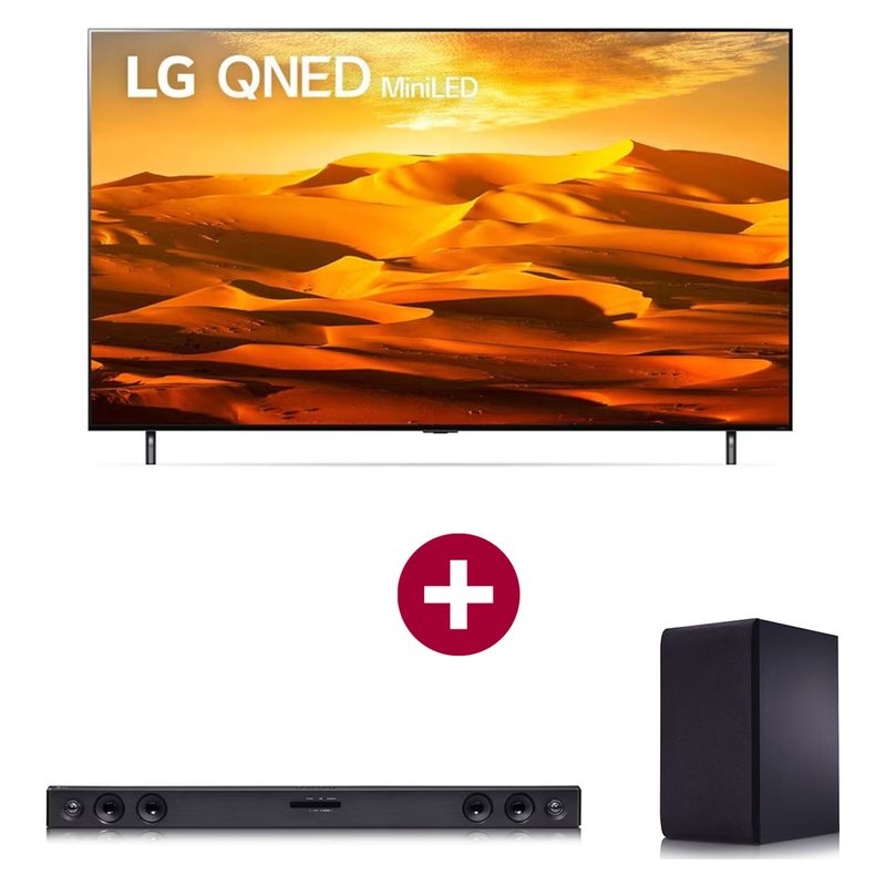 LG - Smart Tv 65" 4K Ultra HD Qned90Sqa + Soundbar Sq LG