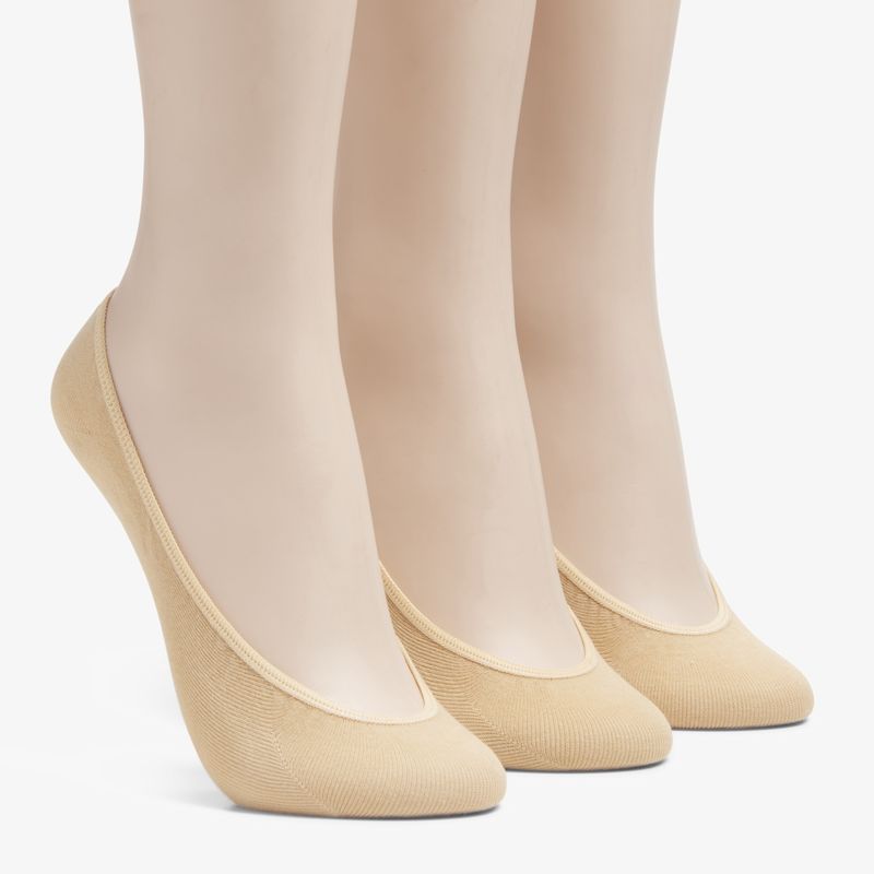 CLARKS - Calcetín Mujer Beige Clarks
