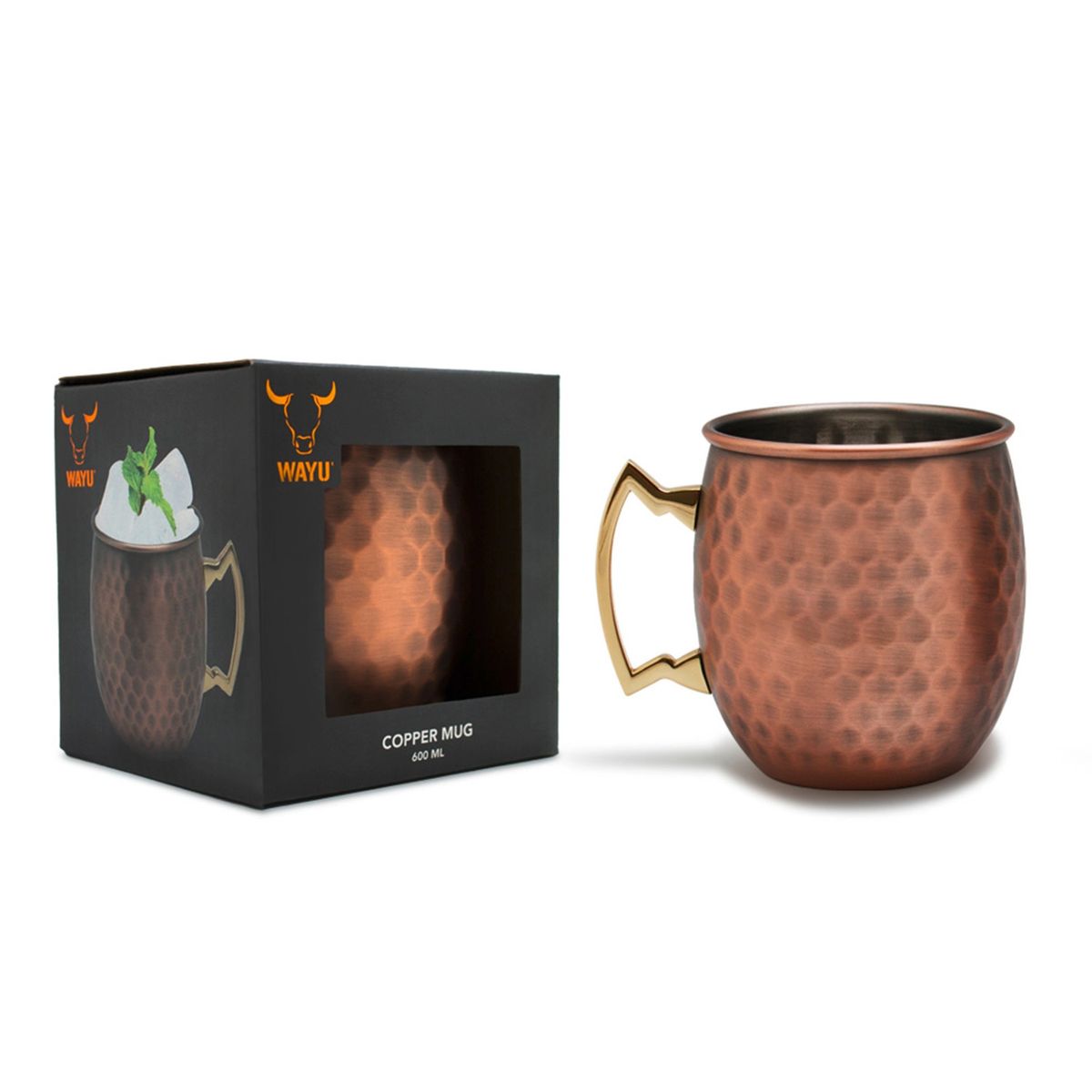 WAYU - Copper Mug Acero Inoxidable Wayu