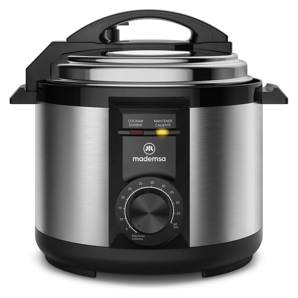 MADEMSA - Olla Multicocción 5 L MPC10 Gris Mademsa