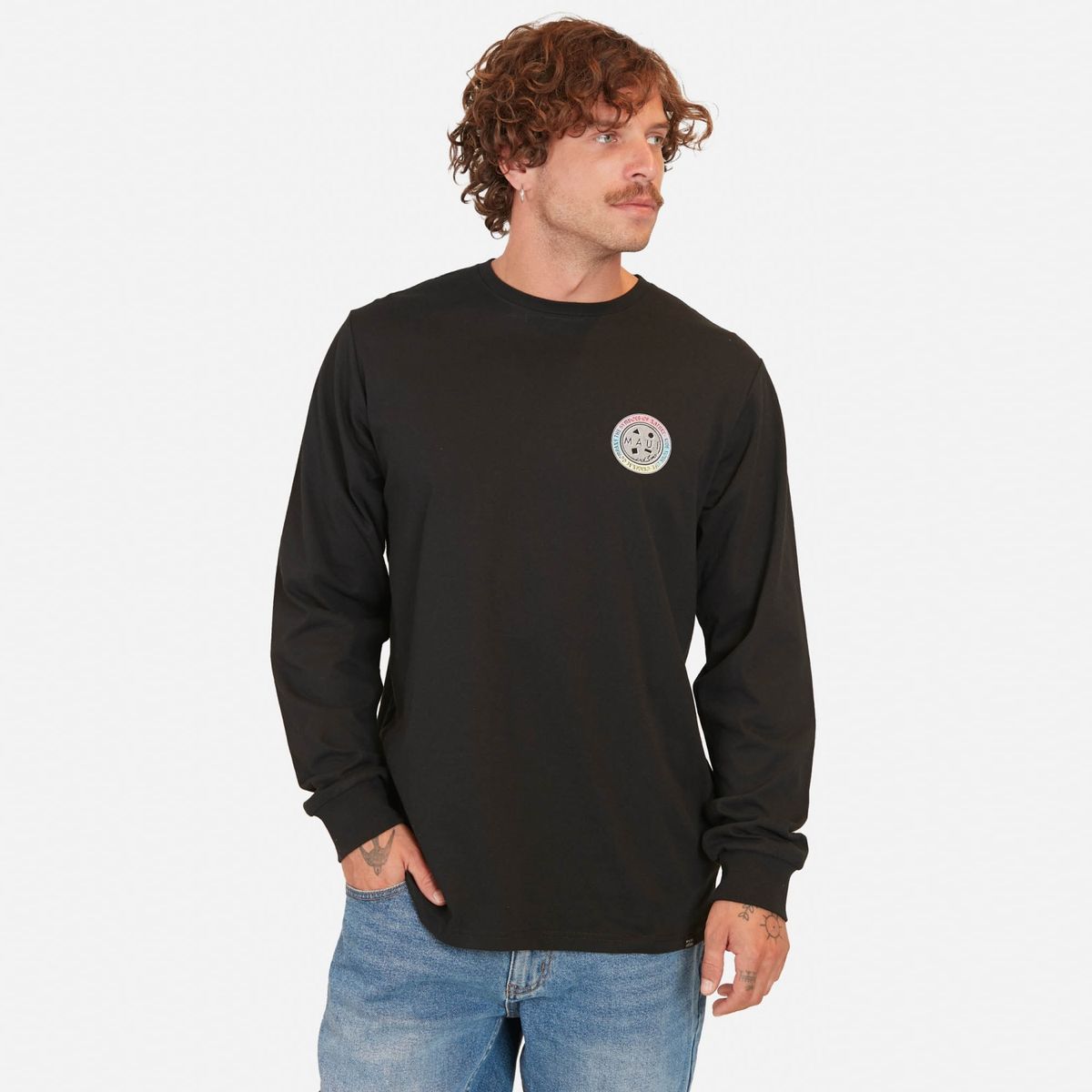 MAUI AND SONS - Polera Hombre Manga Larga Algodón Maui And Sons