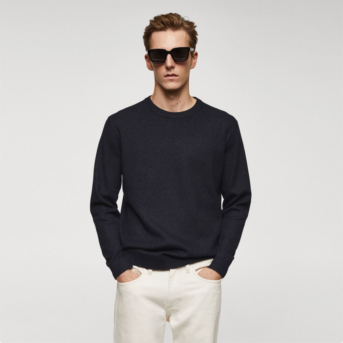 MANGO MAN - Sweater Estructura Hombre Mango Man