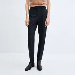 MANGO - Pantalón Recto Traje Mujer