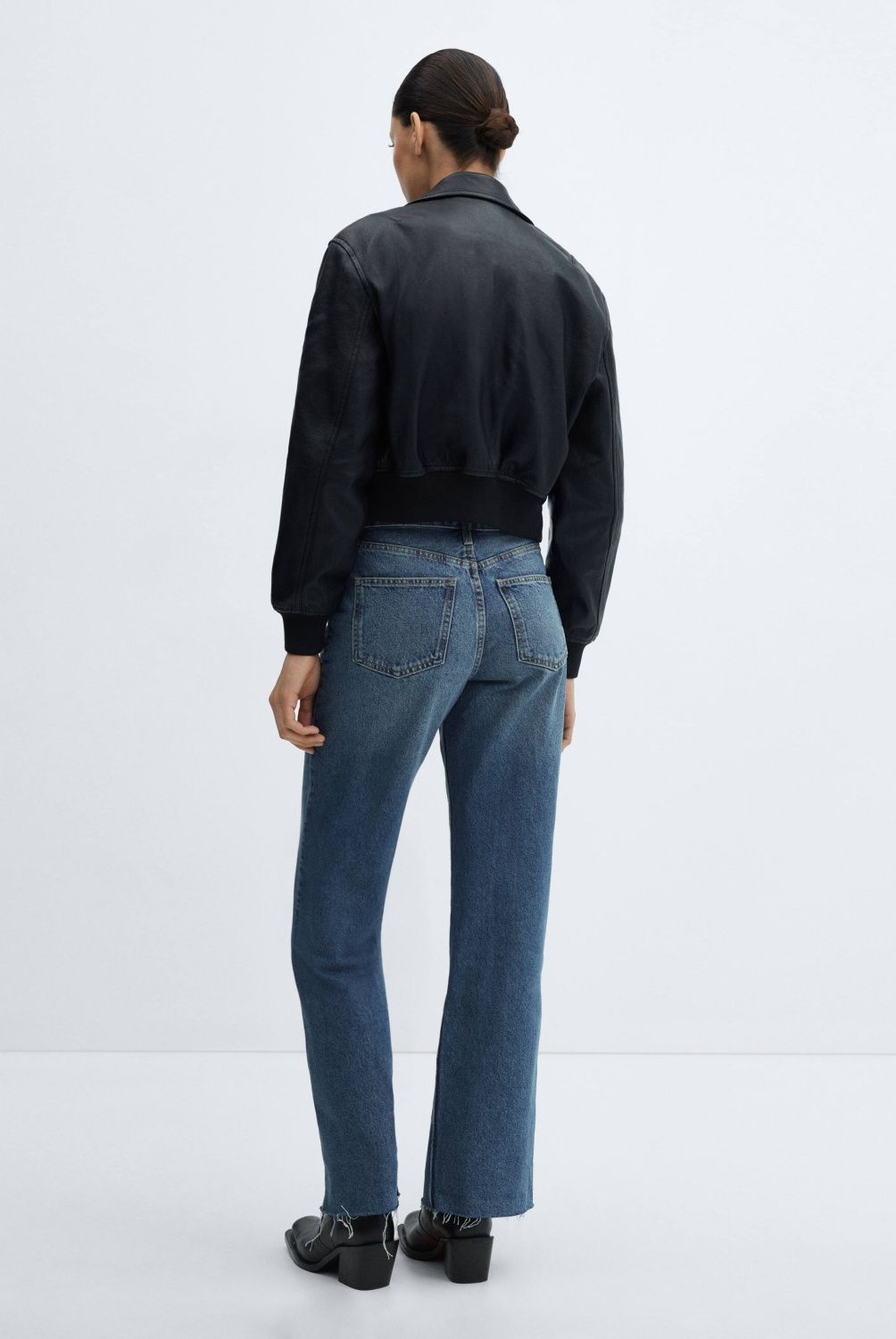 MANGO - Jeans WideLeg Denver Tiro Medio Mujer Mango