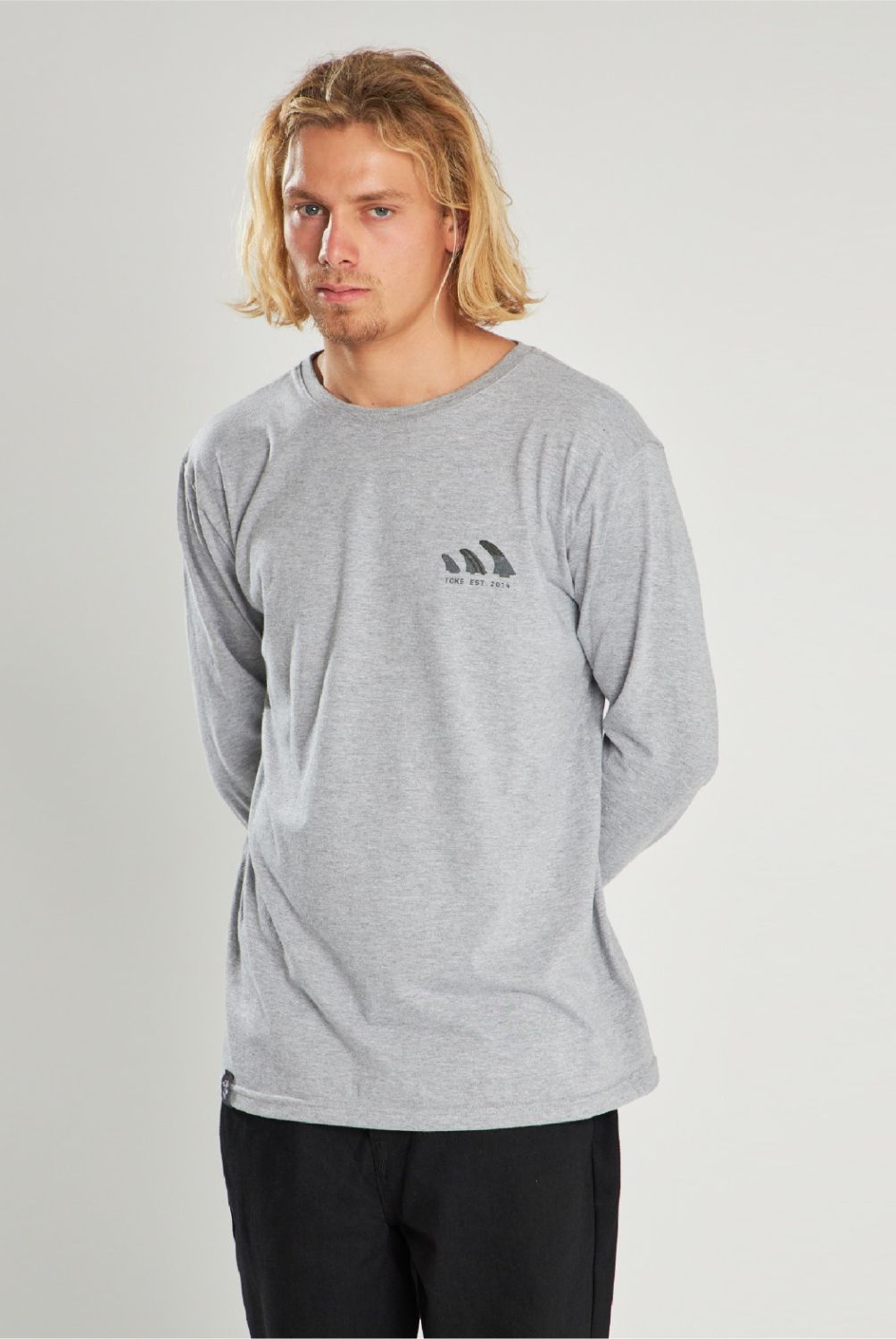 TOKE - Polera Manga Larga Relax Hombre Toke