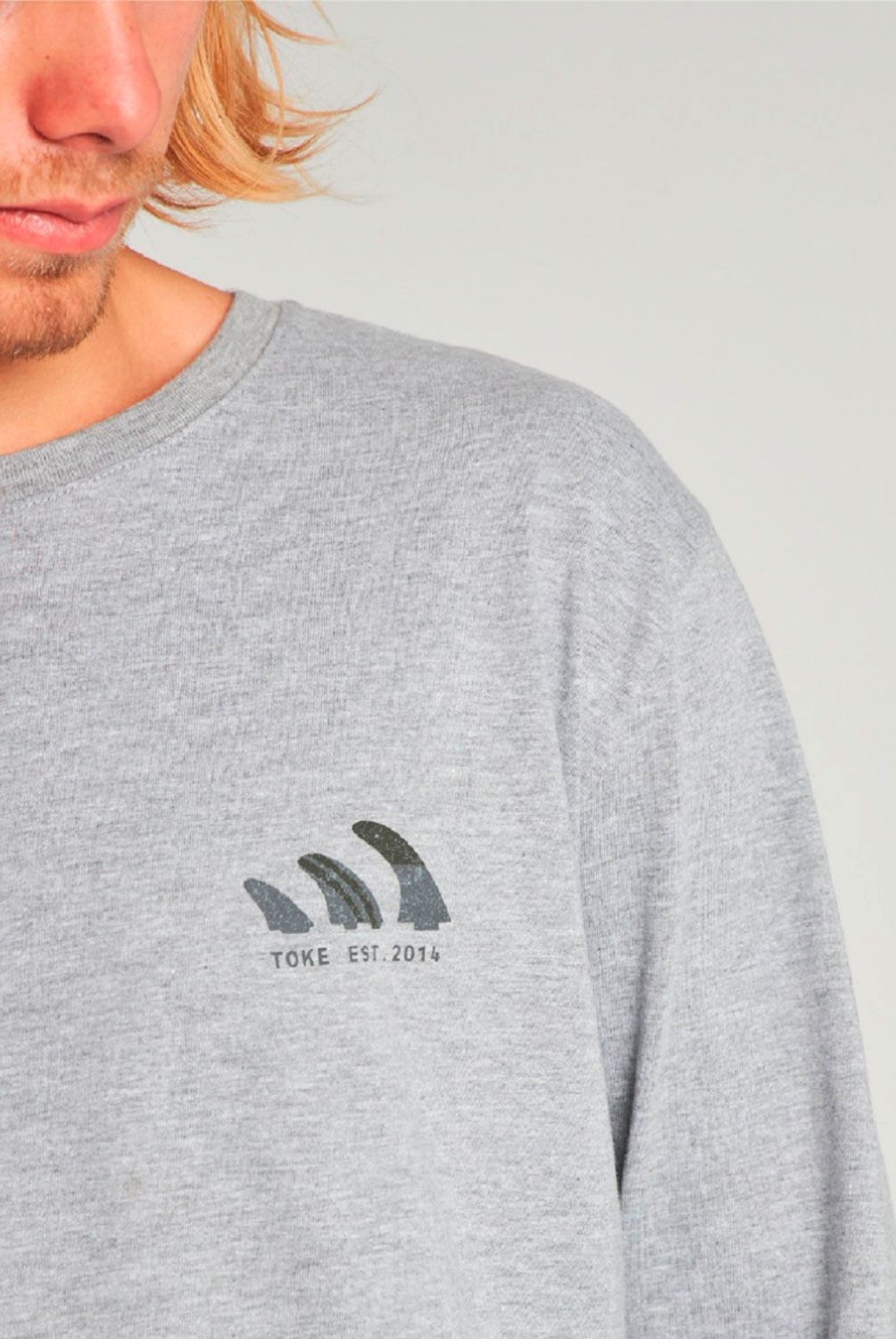 TOKE - Polera Manga Larga Relax Hombre Toke