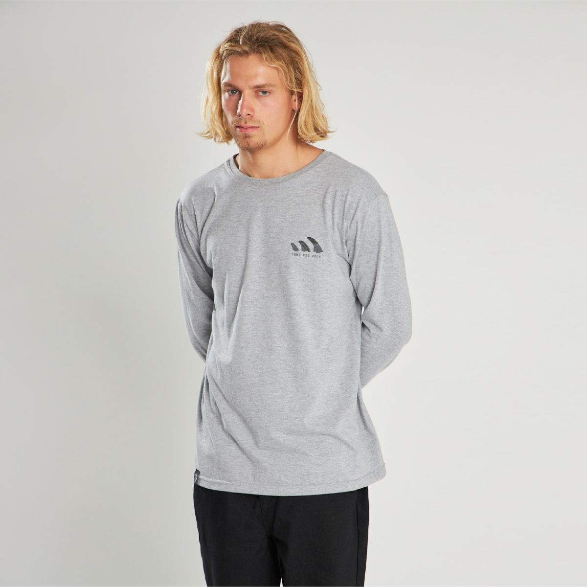 TOKE - Polera Manga Larga Relax Hombre Toke