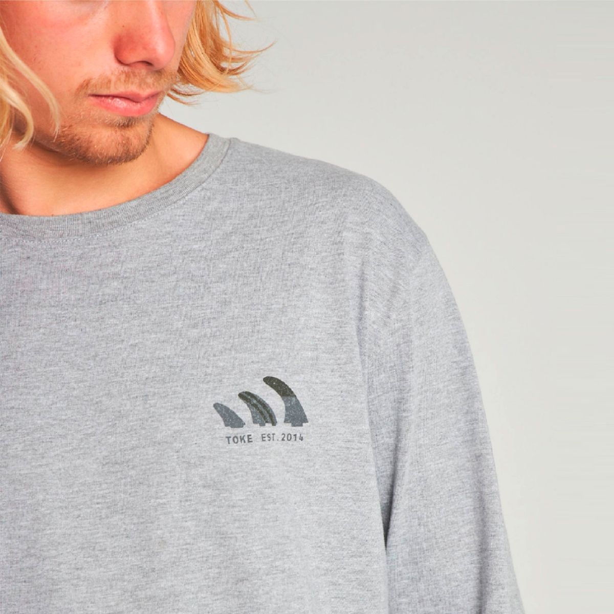 TOKE - Polera Manga Larga Relax Hombre Toke