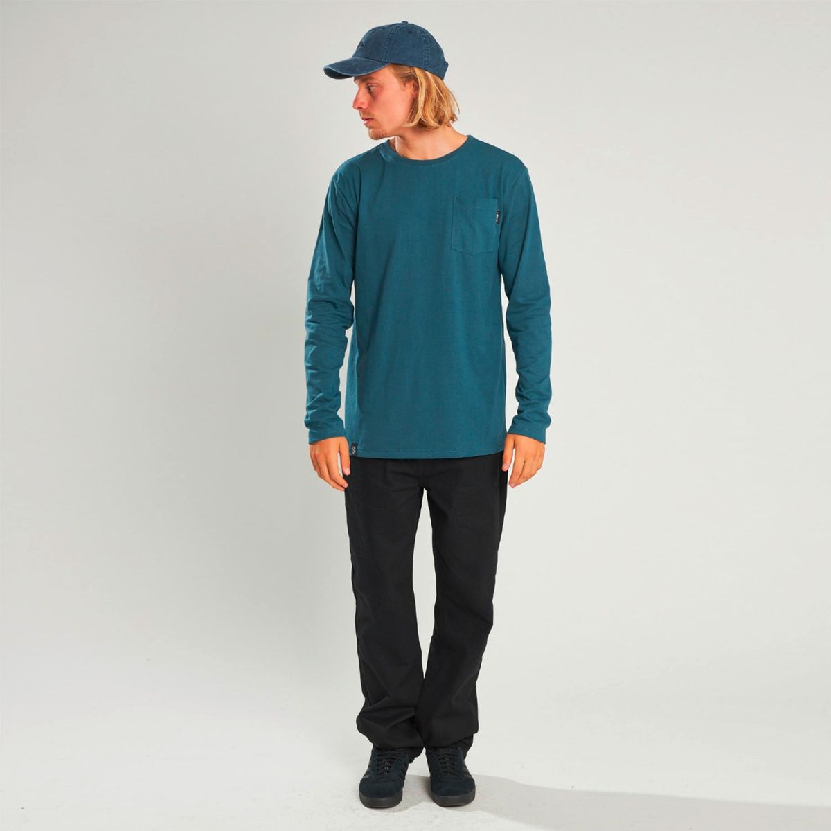 TOKE - Polera Manga Larga Relax Hombre Toke