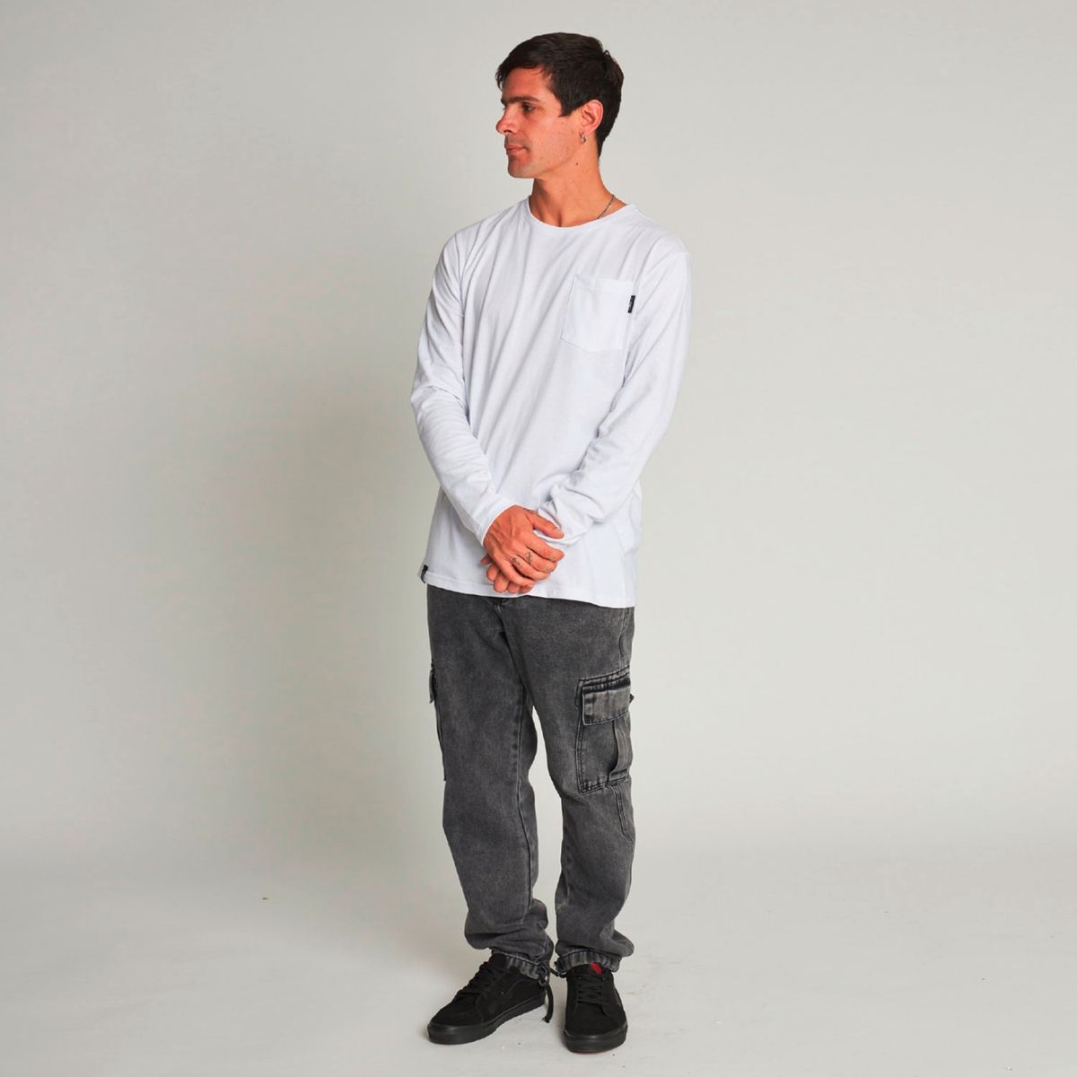 TOKE - Polera Manga Larga Relax Hombre Toke