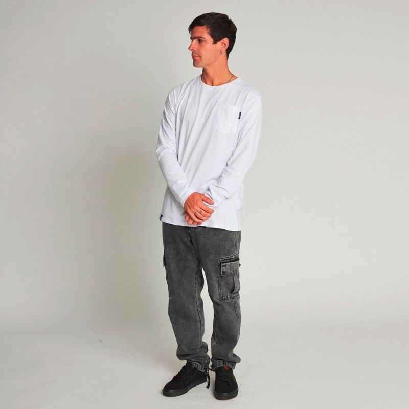 TOKE - Polera Manga Larga Relax Hombre Toke