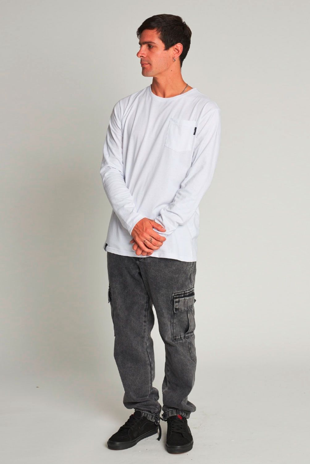 TOKE - Polera Manga Larga Relax Hombre Toke