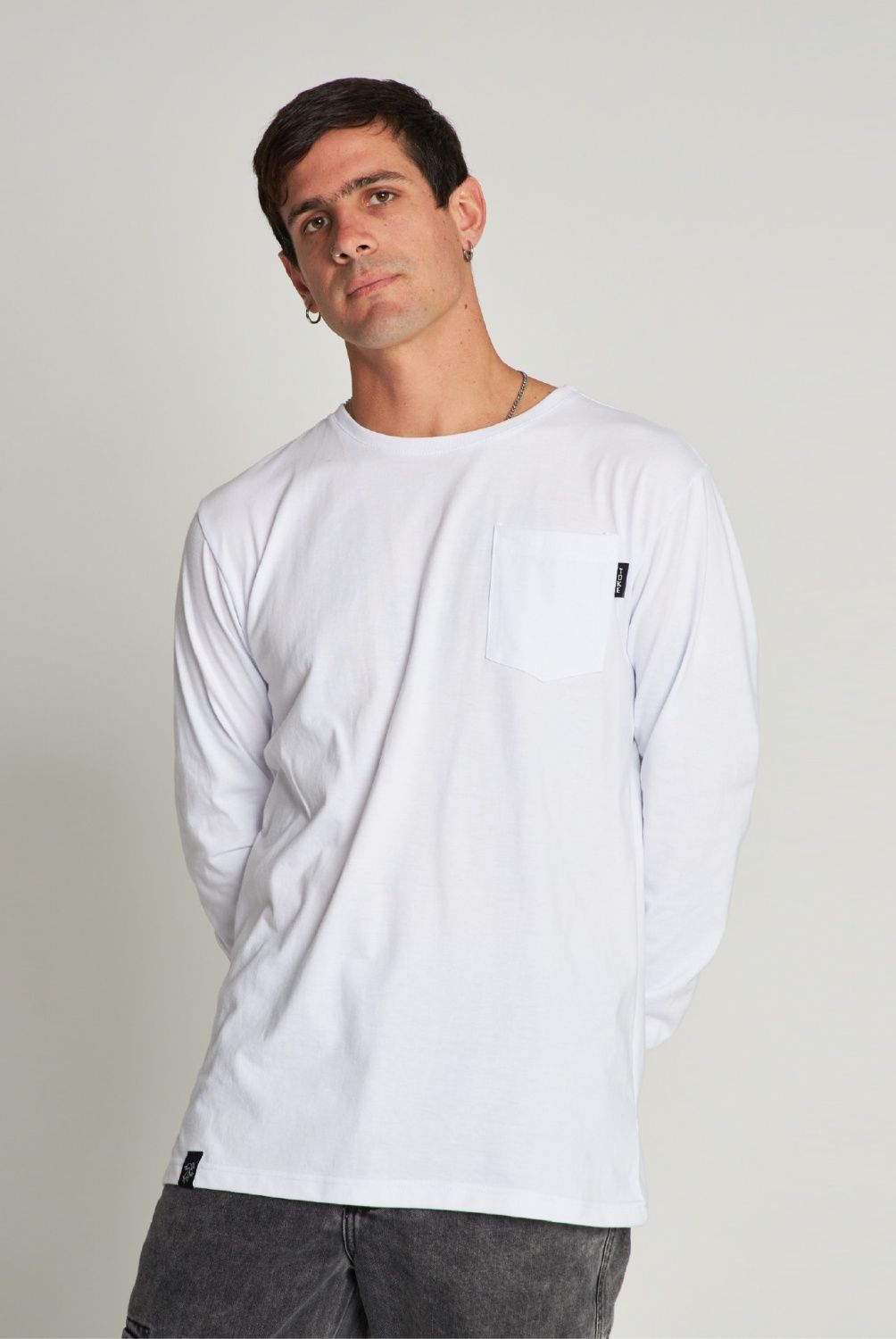 TOKE - Polera Manga Larga Relax Hombre Toke