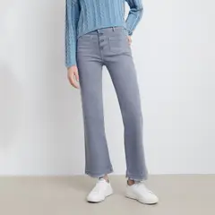 BROWNIE - Pantalón Culotte Botones Frontales Mujer