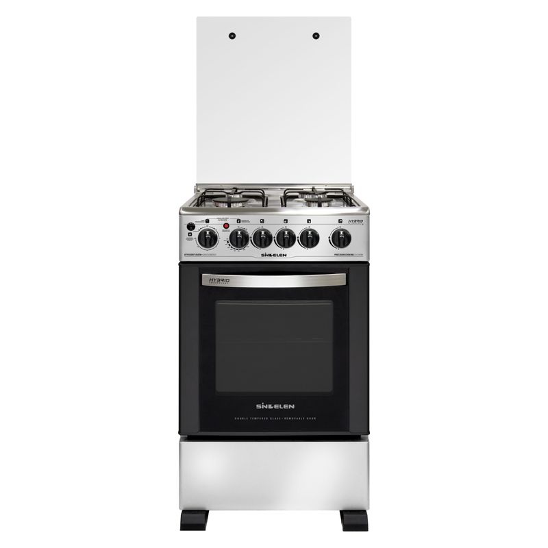 SINDELEN - Cocina 4 Quemadores Horno De 58 Litros Gas Licuado Ch-540Ni Sindelen