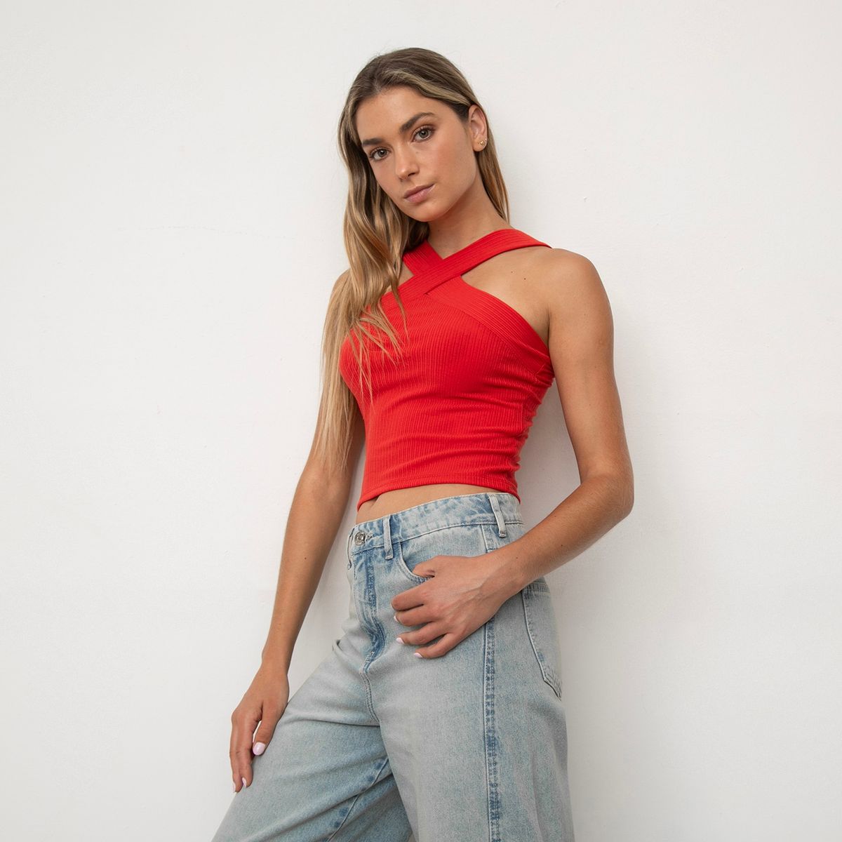 SYBILLA - Polera Algodón Mujer Sybilla