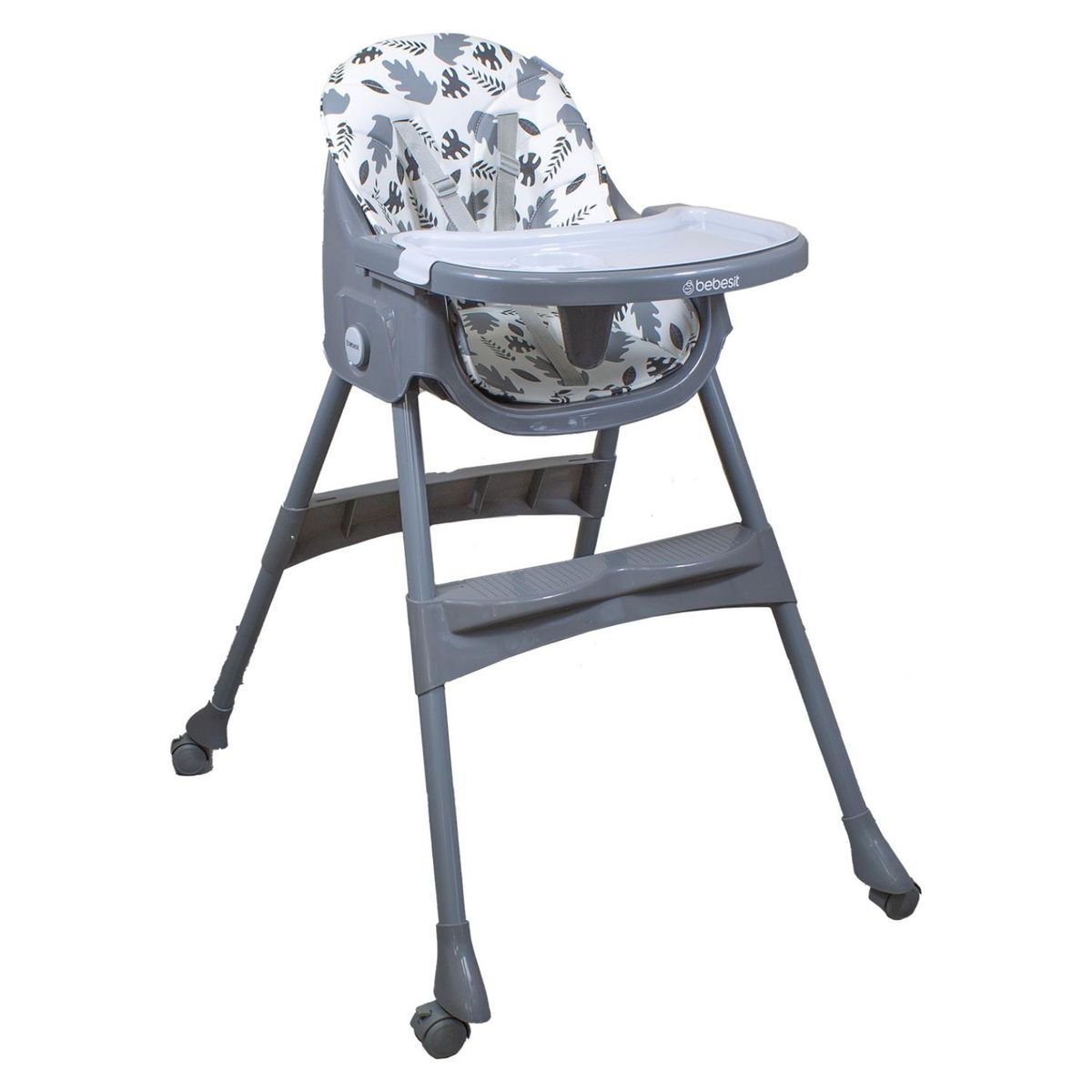 BEBESIT - Silla Comer Gris Bebesit
