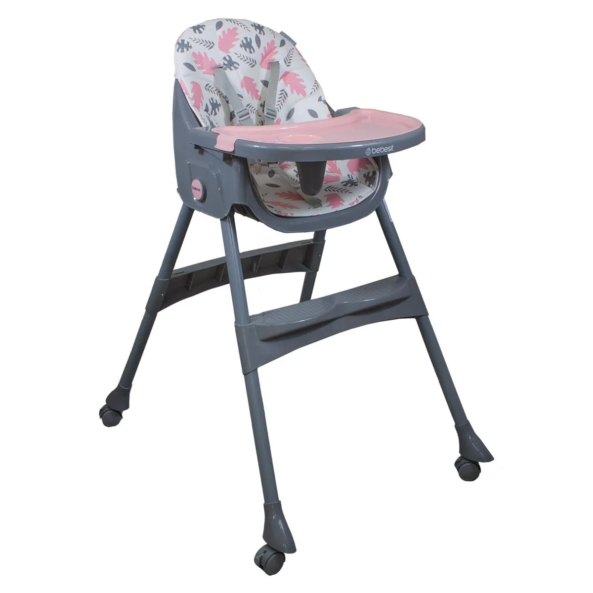 BEBESIT - Silla Comer Rosa Bebesit