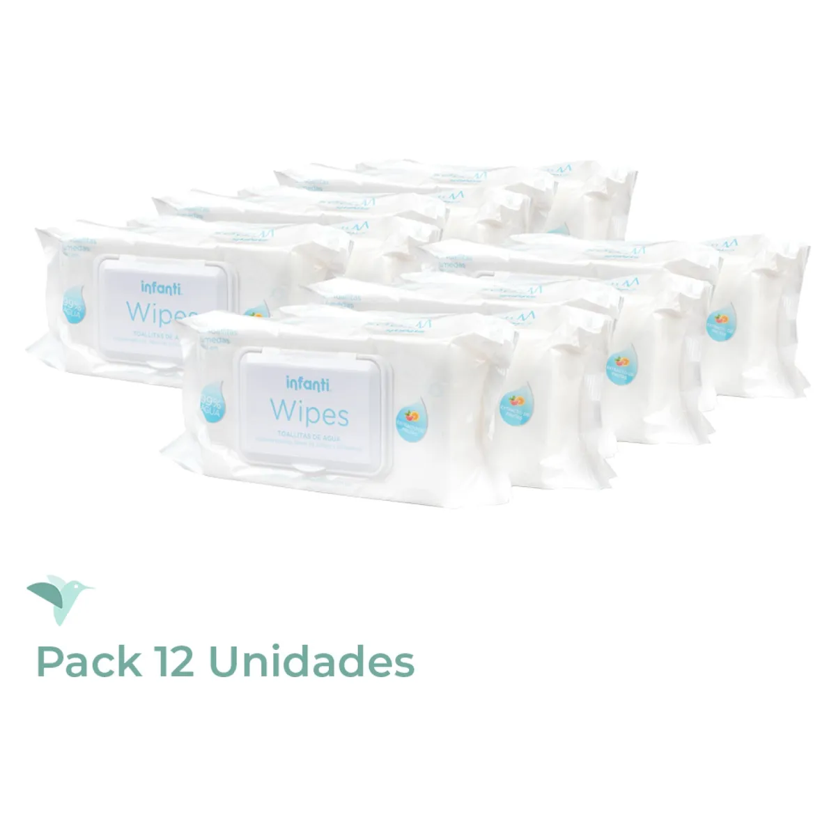 INFANTI - Toallas Humedas Agua Caja 960 Unidades Infanti