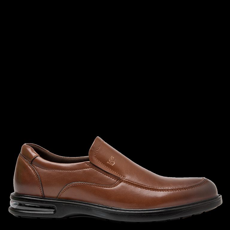 16 HRS Zapato Formal Hombre Cuero Cafe