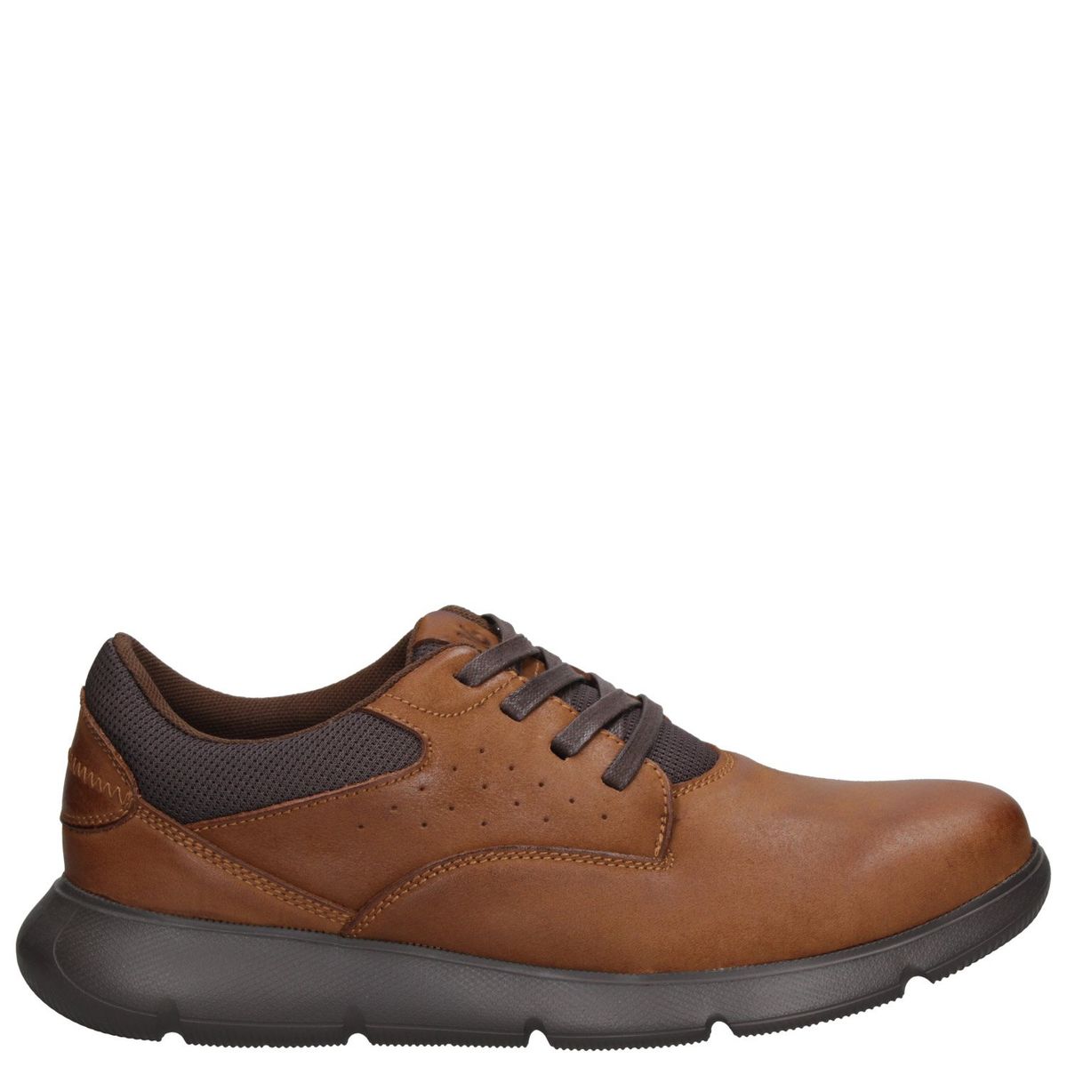 16 HRS - Zapato Casual Hombre Cuero Cafe 16 Hrs