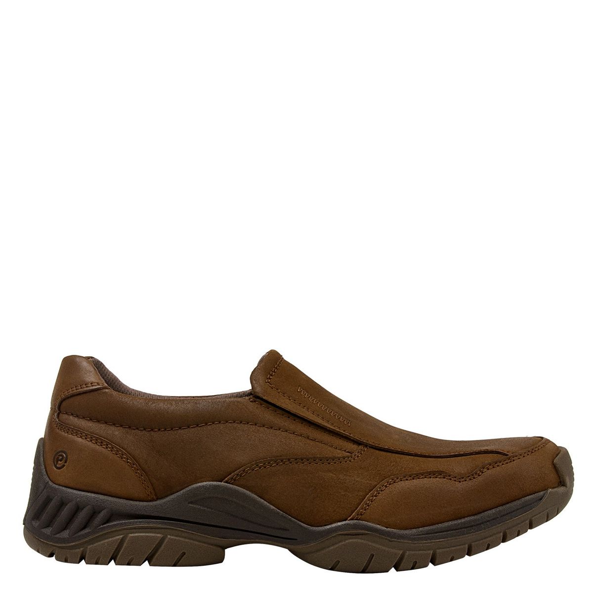PLUMA - Zapatilla Urbana Hombre Cuero Café Pluma