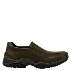 PLUMA - Zapatilla Urbana Hombre Cuero Verde