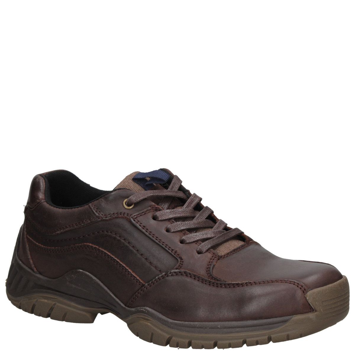 PLUMA - Zapato Casual Hombre Cuero Café Pluma