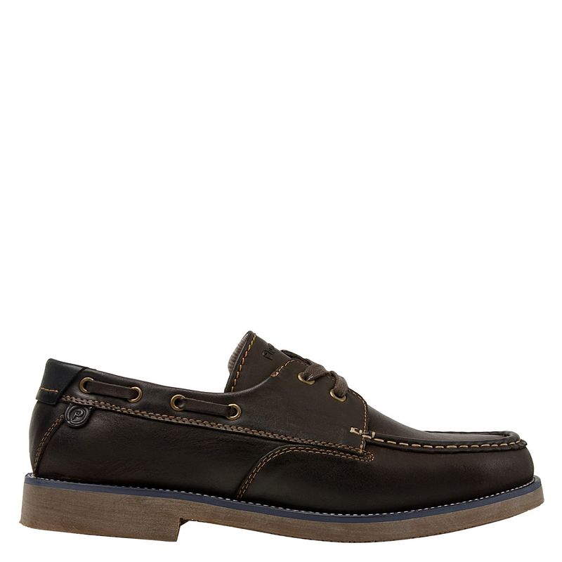 PLUMA - Zapato Casual Hombre Cuero Café Pluma