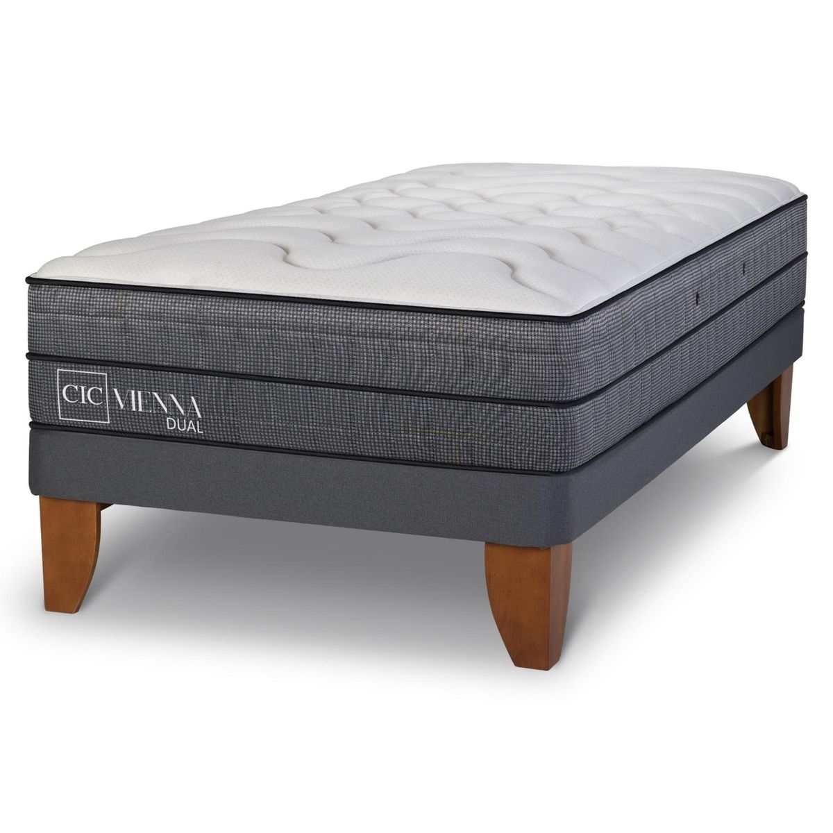 CIC - Cama Europea Vienna Dual 1.5 Plazas X 2.00Mt Cic