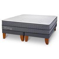 Cama Europea Vienna Dual King X 2.00Mt Base Dividida