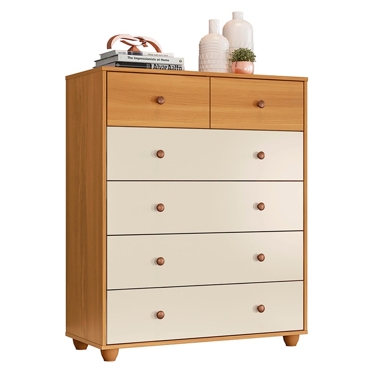 VEKKAHOME - Cómoda Vittoria 6 Cajones Vekkahome