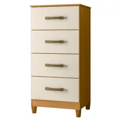 VEKKAHOME - Cómoda 4 Cajones Mobi