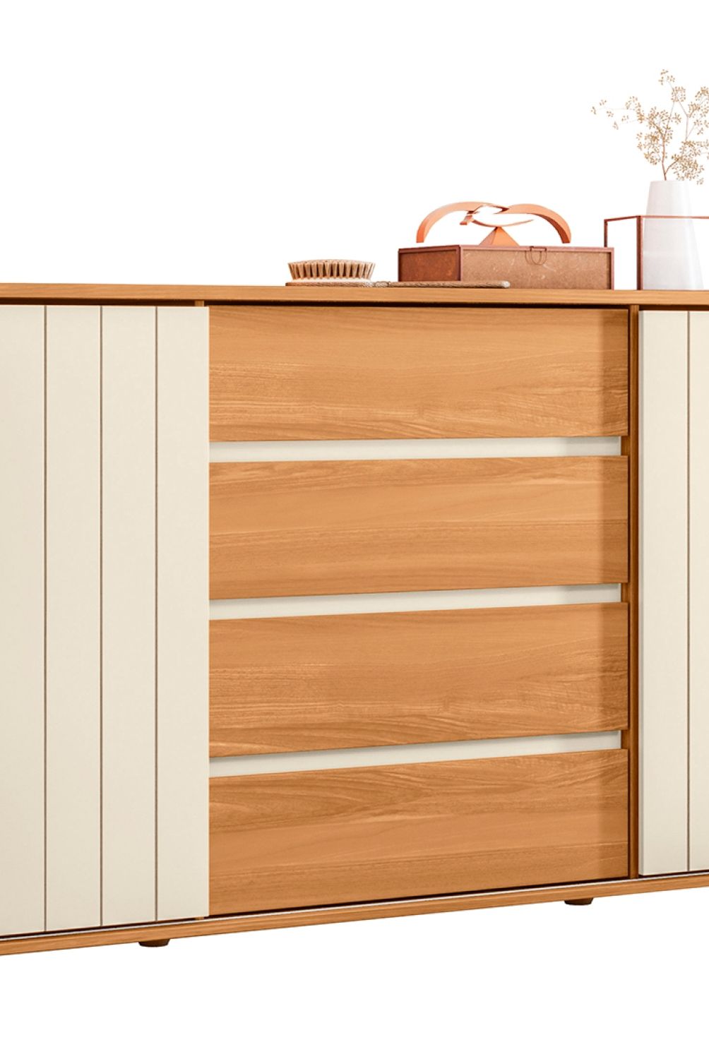 VEKKAHOME - Cómoda Evidenza 4 Cajones Vekkahome