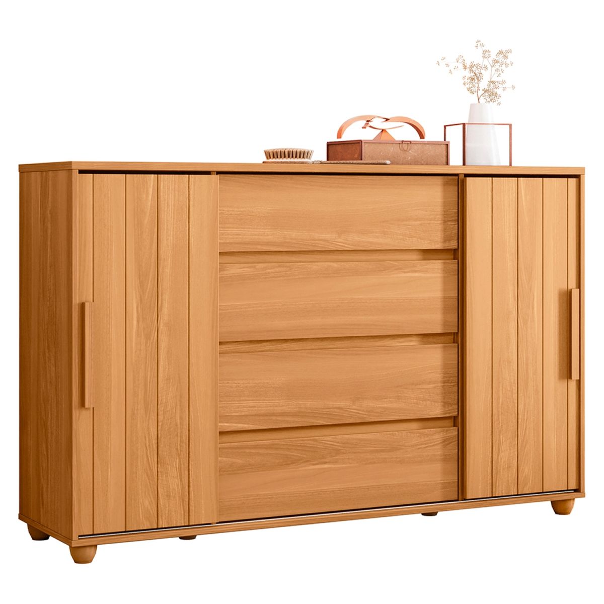 VEKKAHOME - Cómoda Evidenza 4 Cajones Vekkahome