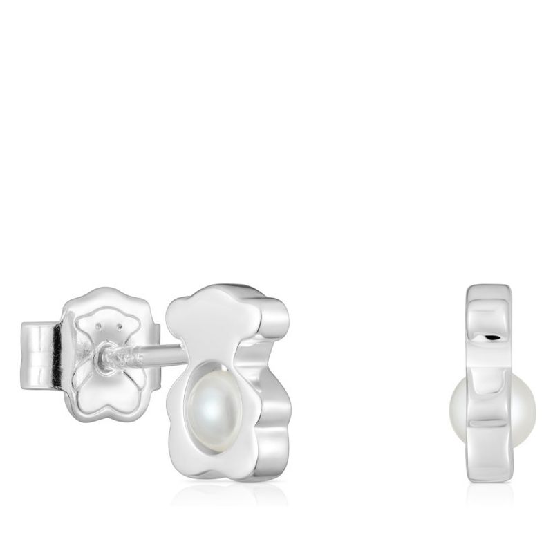 TOUS - Aros Pequenos Perlas I Bear Mujer Tous