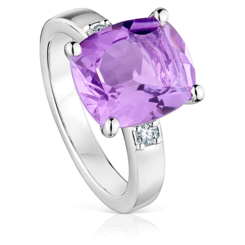 TOUS - Anillo Amatista Mujer Tous