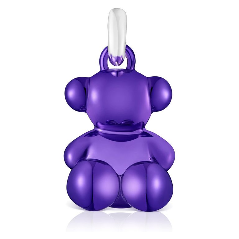 TOUS Colgante Lila Bold Bear Mujer