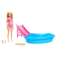 Set Piscina Glam Con Muñeca