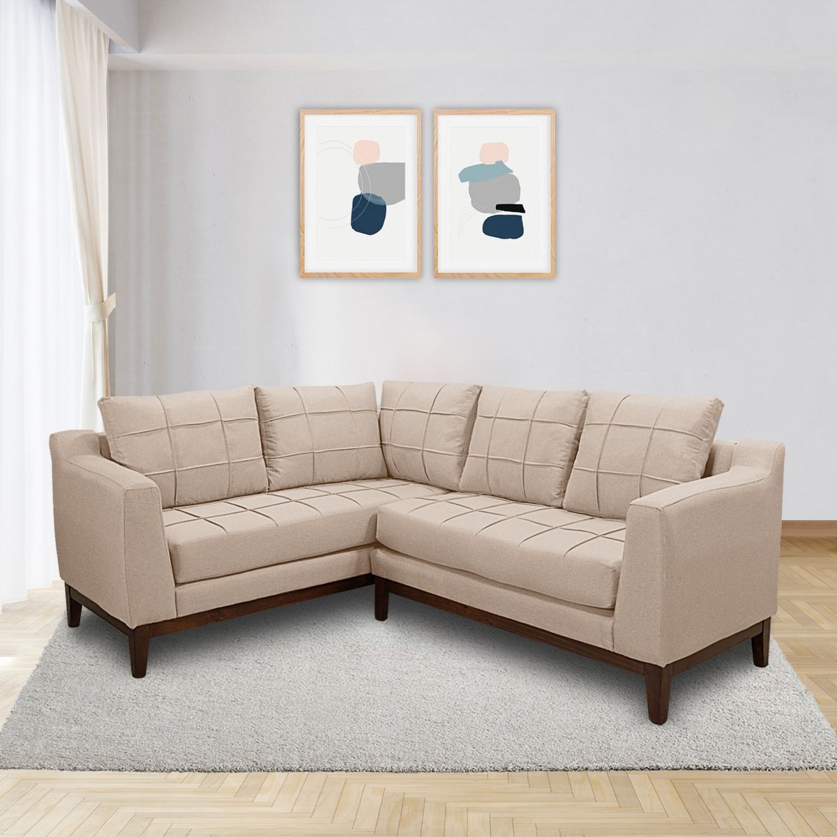 LIVING FACTORY - Sofá Seccional Roble Verona Izquierdo Living_Factory