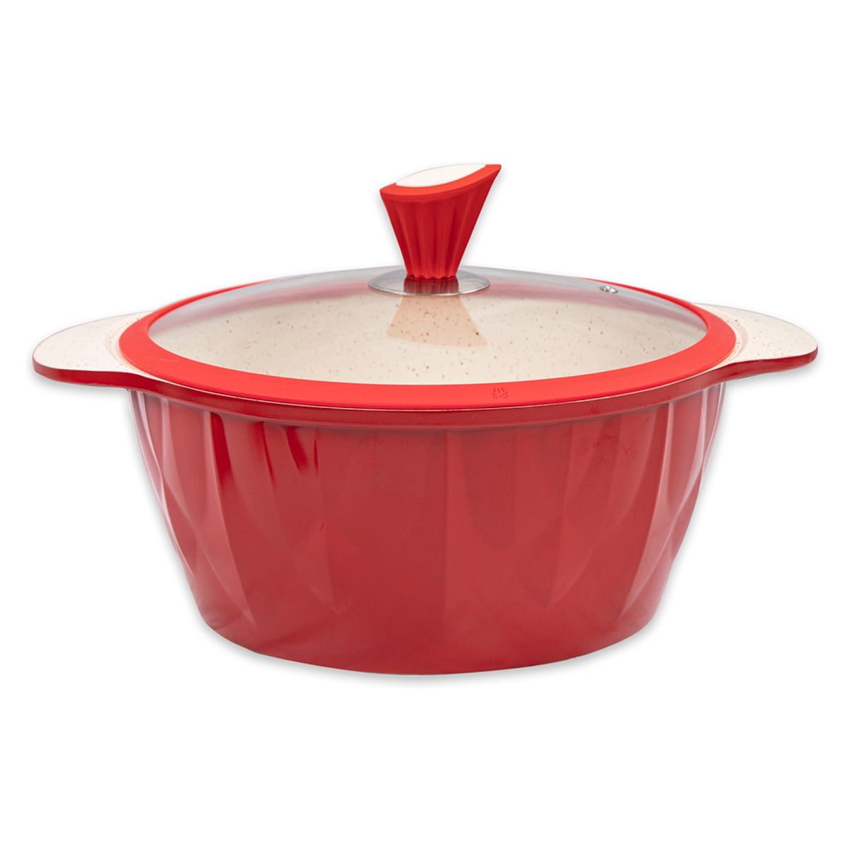 DORAL - Olla Diecast Fdo Mar 28 Cm 6 Lt Roja Di Burano Doral